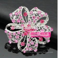 Broches de Starburst de cristal rosa